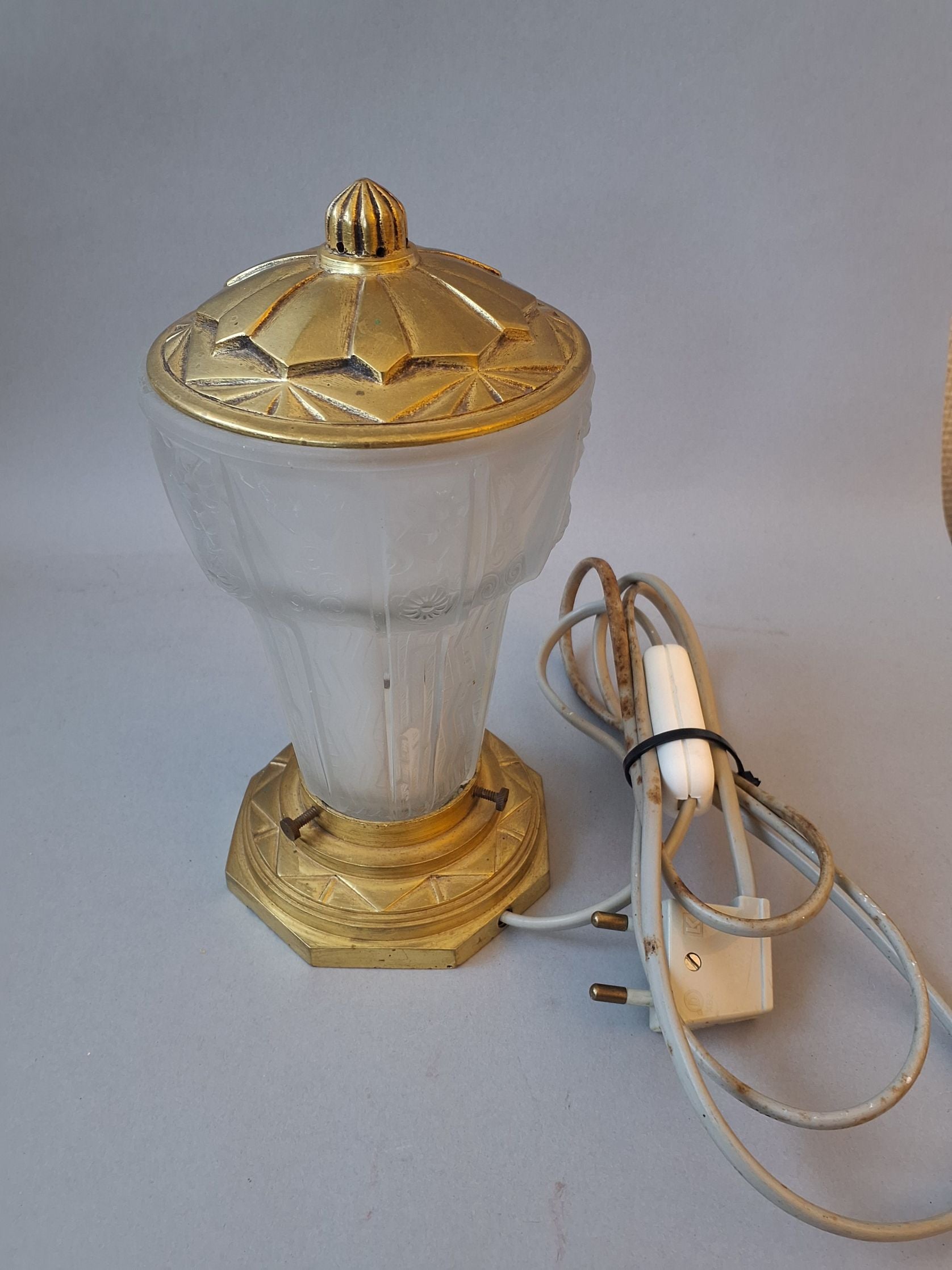 Art Deco Natlampe